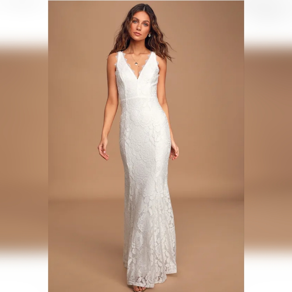 Lace Me Tell You Wedding Dress